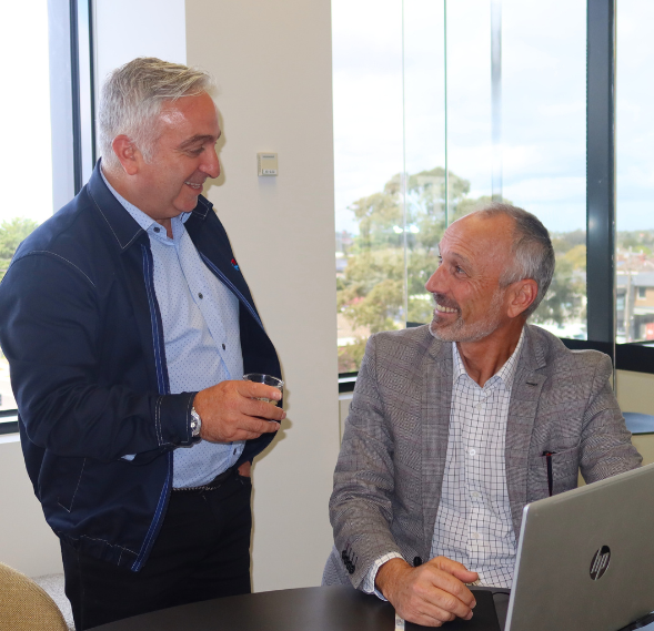 Stefan Kazakis and Phil Smith