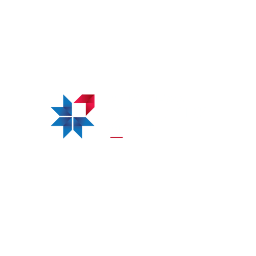 white MISSION IMPACT #1 logo white