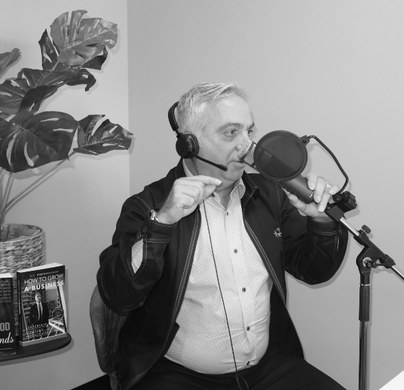 Stefan Kazakis leading Podcast