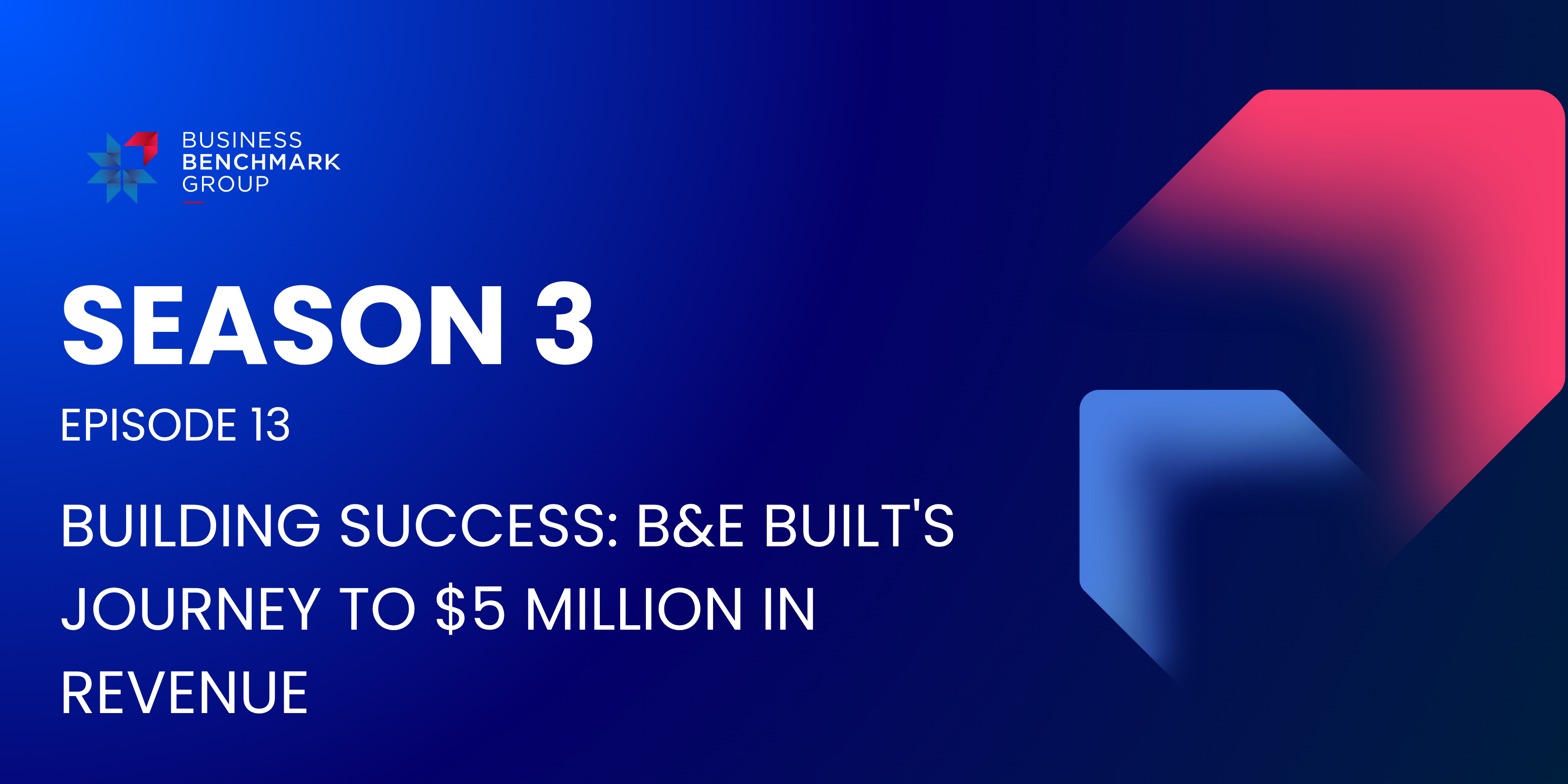 SEASON 3 Episode 13 Building Success: B&E Built's Journey to $5 Million in Revenue