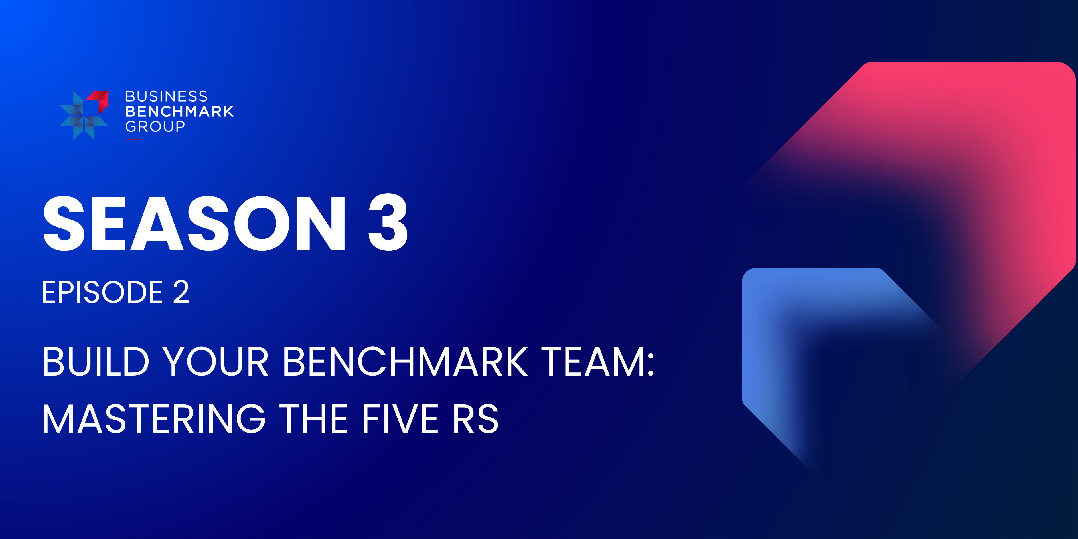 SEASON 3 Episode 2 Build Your Benchmark Team: Mastering The Five Rs