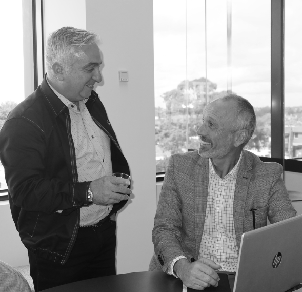 Stefan Kazakis and Phil Smith